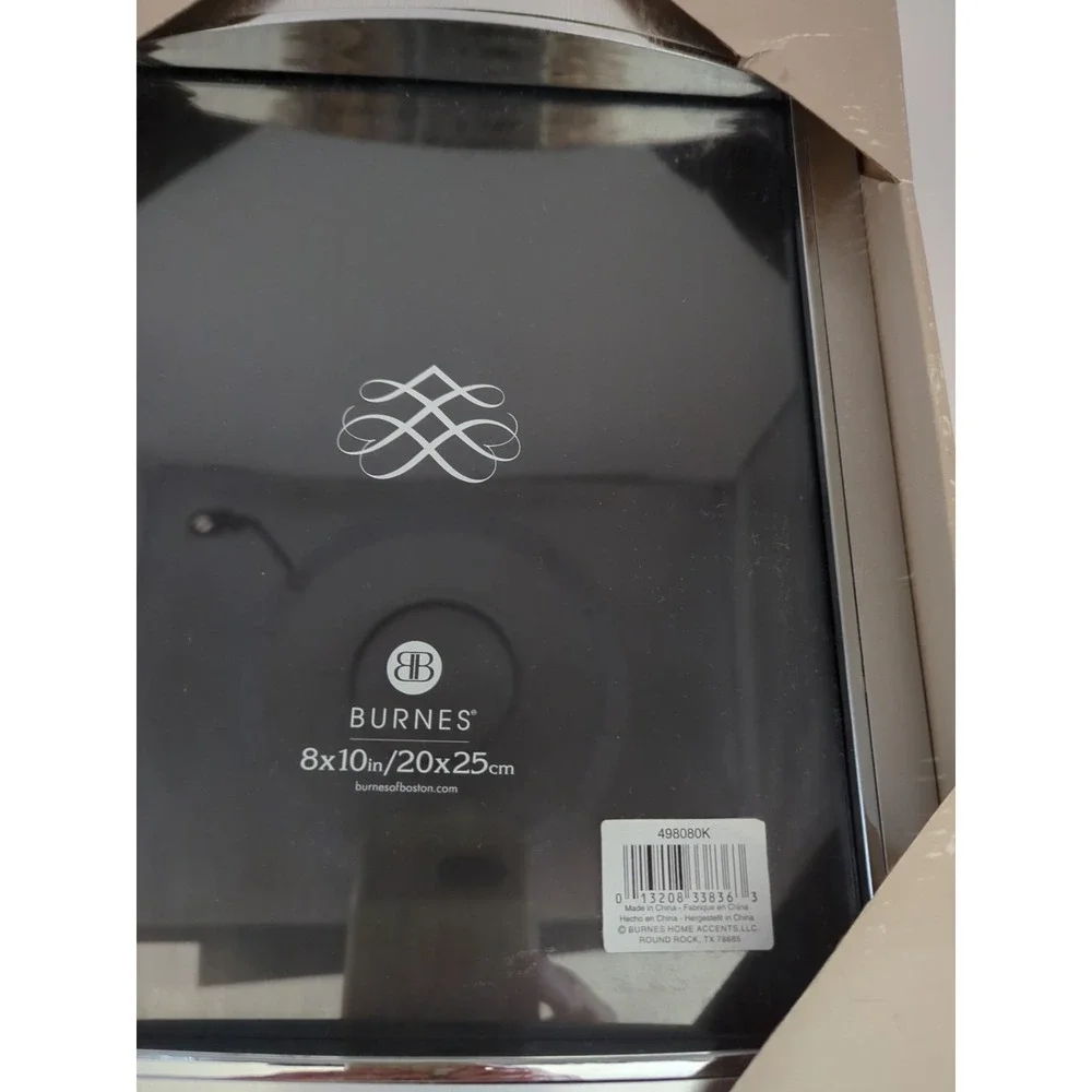 Burnes of Boston Silver 8x10 Photo Frame Modern Rectangle 498080K 122B5